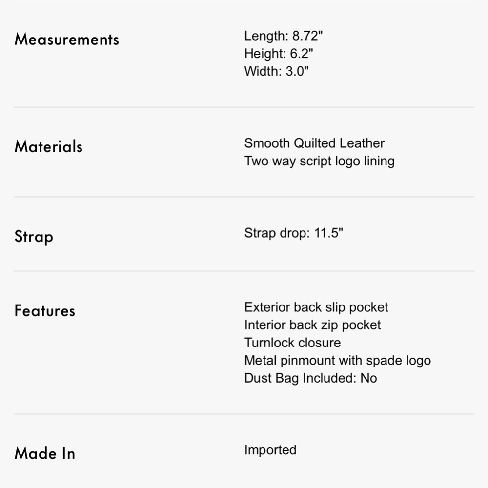 Kate Spade Carey Quilted Small Flap Crossbody with Matching Card Holder - Picture 7 of 9